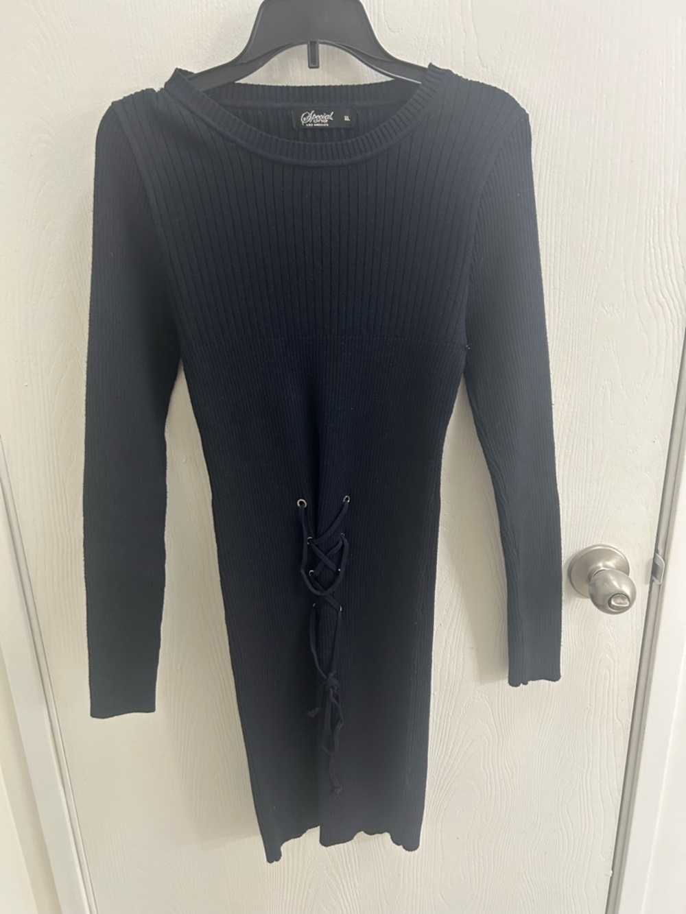 Special One Navy Blue Slim Fit Dress